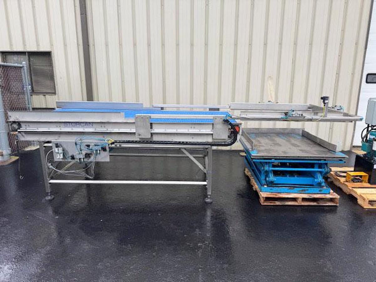 Used STORCAN Semi-Automatic Depalletizer