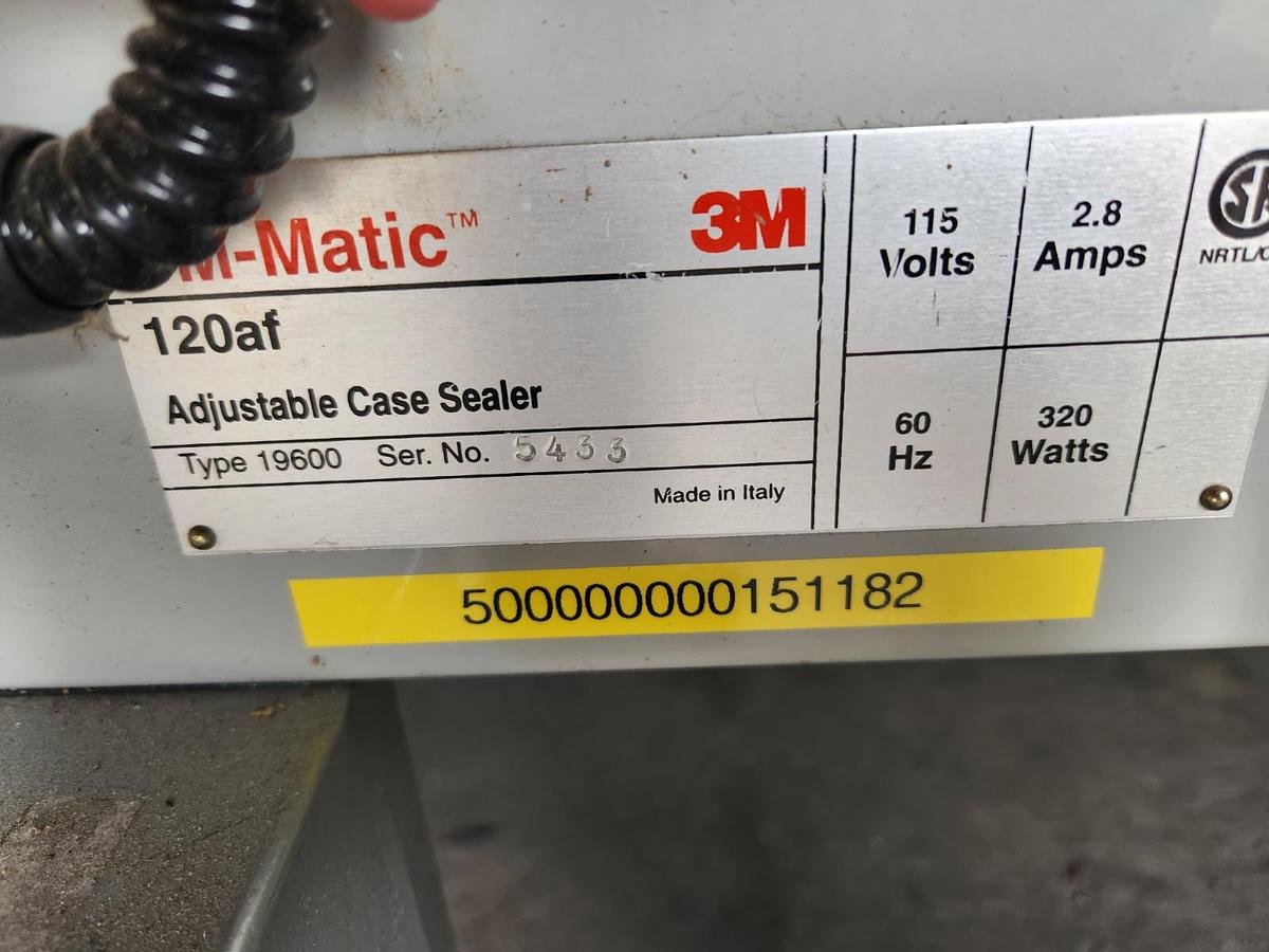Used 3M-Matic Automatic Case Sealer 2” Top Tape