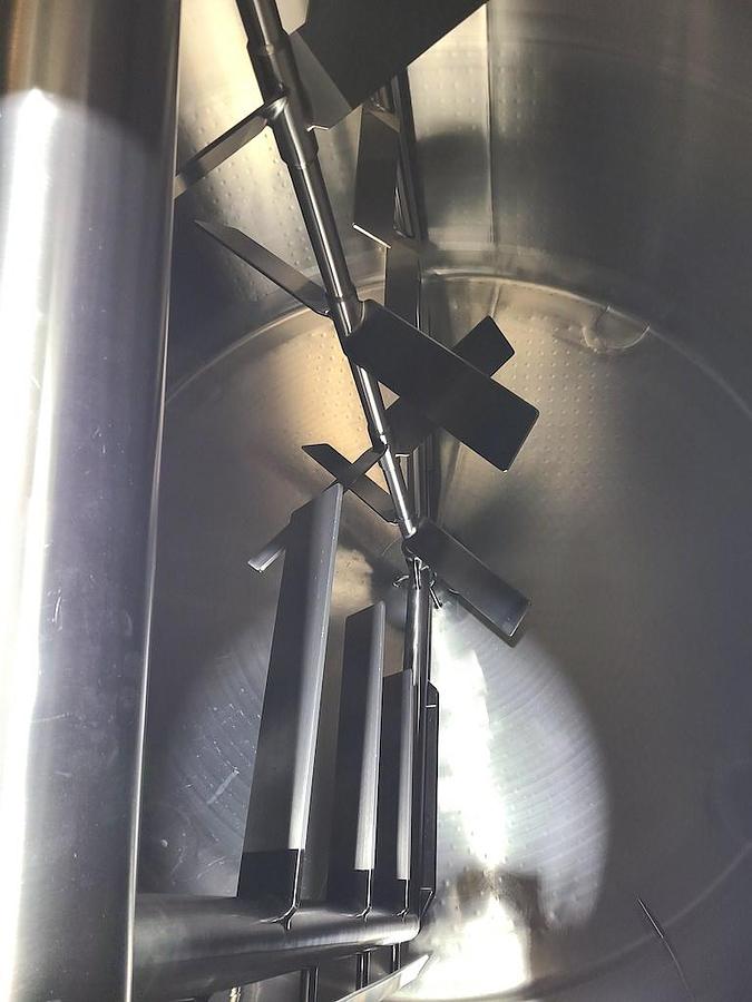 Used Walker 4,000 Gallon Mix Tanks, 316L Stainless Steel, Year 2018