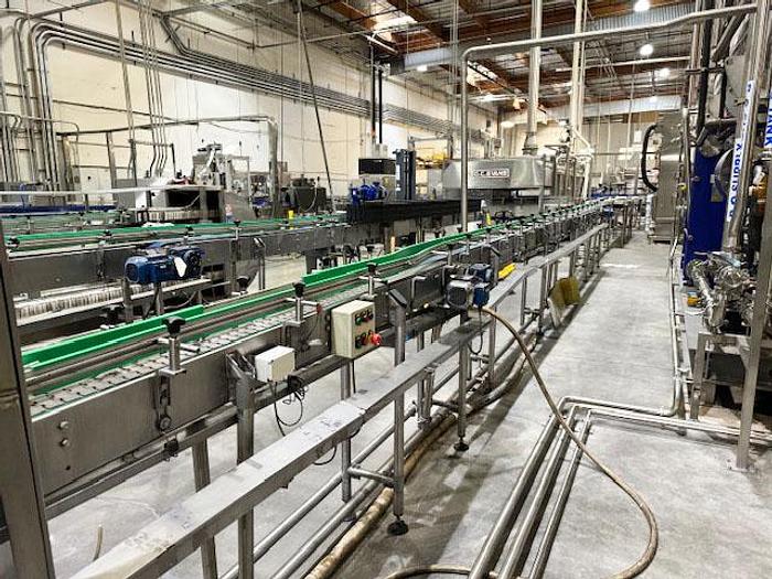 Used Tech-Long 3.25” Wide Stainless Steel Table Top Conveyor with Plastic Belt