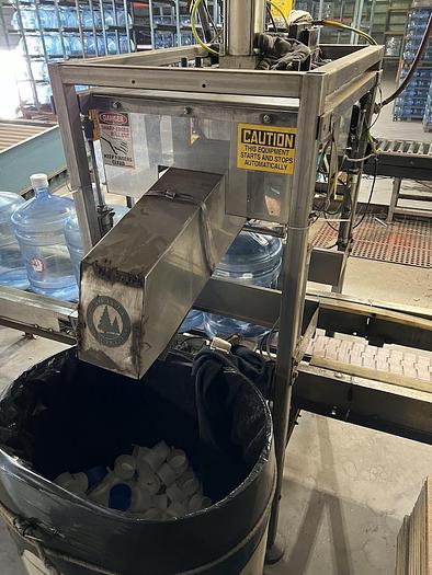 Used COMPLETE CAP SNAP 5 GAL WATER BOTTLING LINE - 800 BPH AUTOMATIC WASHING-FILLING-CAPPING