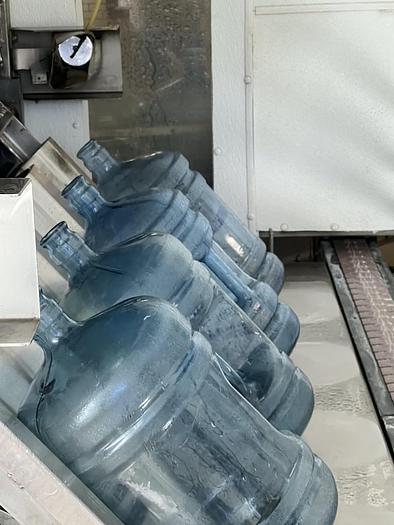 Used COMPLETE CAP SNAP 5 GAL WATER BOTTLING LINE - 800 BPH AUTOMATIC WASHING-FILLING-CAPPING