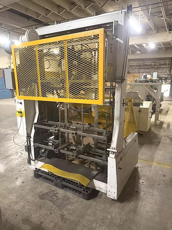 Used SWF Automatic Tray Former - Tray Erector 1T6K with Nordson 3100 Glue System