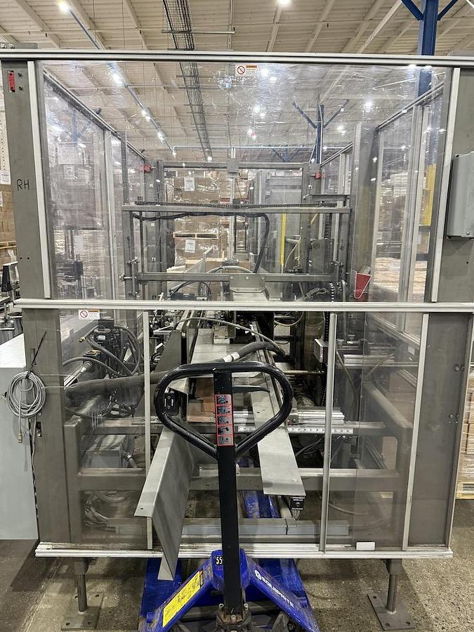 Used Pearson Case Former - Case Erector Model R235 with Nordson 