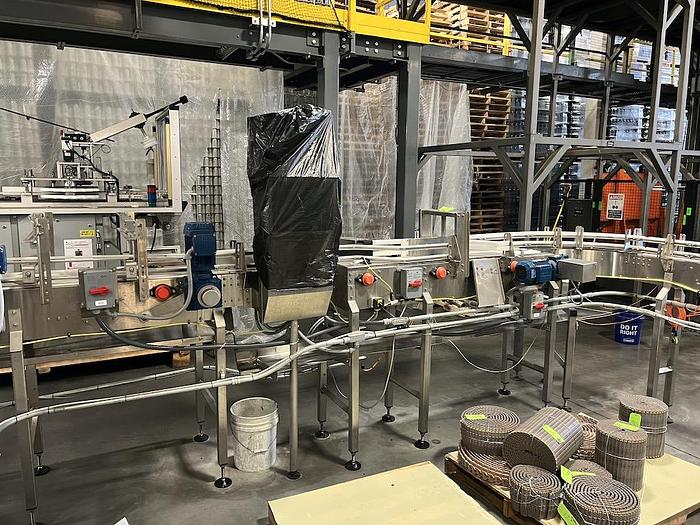 Used Beverage Can Line with CFT 20 Valve Can Filler / 4 Head Seamer