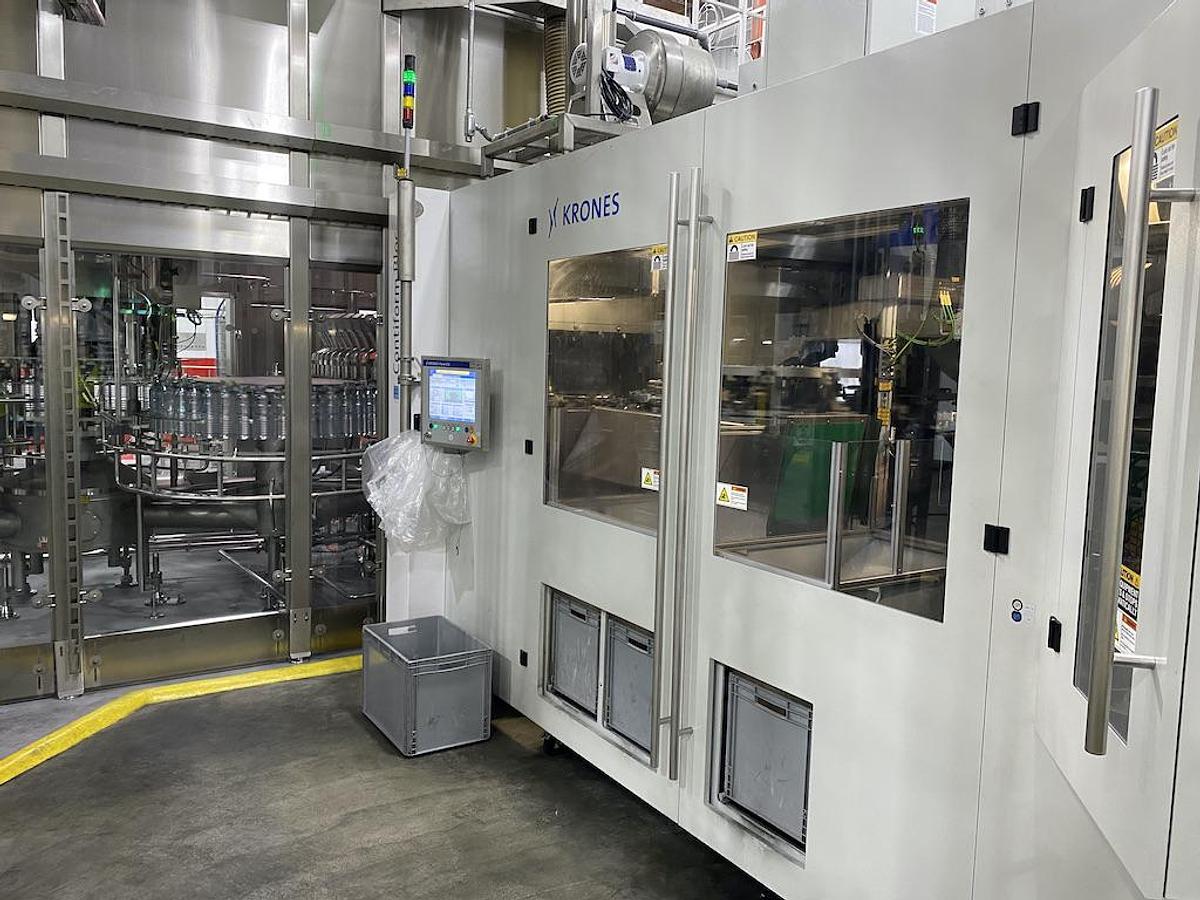 Used Complete used Krones 54,000 BPH Water Bottling Line, Year 2017