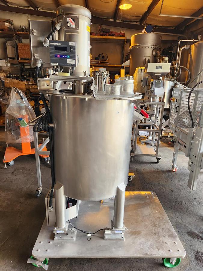 Used Lee 80 Gallon 316 SS Emulsifier on Weight Cells