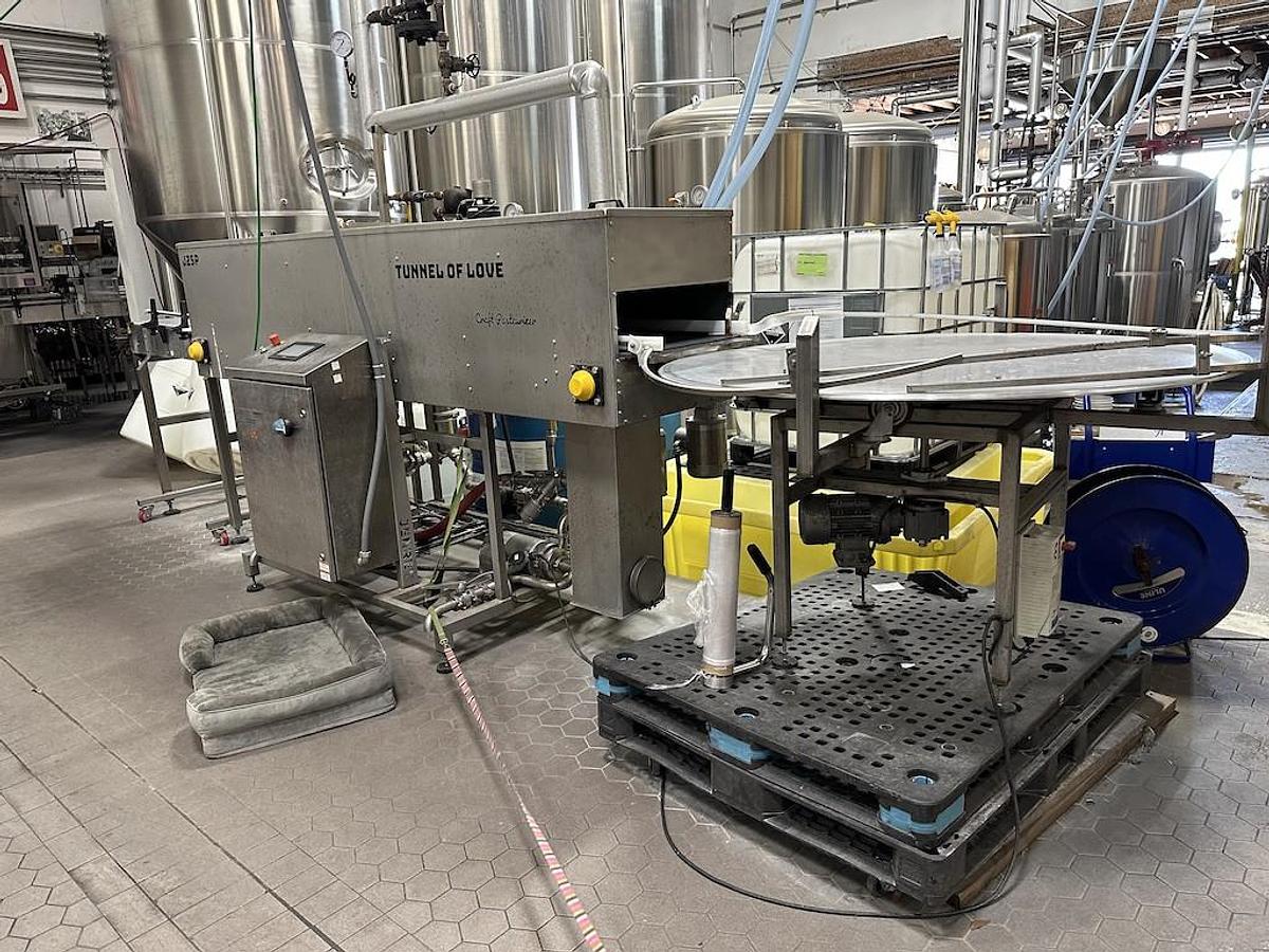 Used Partial KHS / Angelus Pneumatic Scale Beverage Canning Line 21,000 CPH,  Year 2017