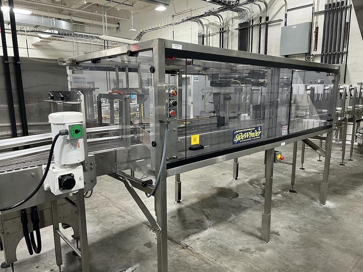 Used US Bottlers 54 Valve Explosion Proof Distilled Spirits Alcohol Beverage Bottling Line