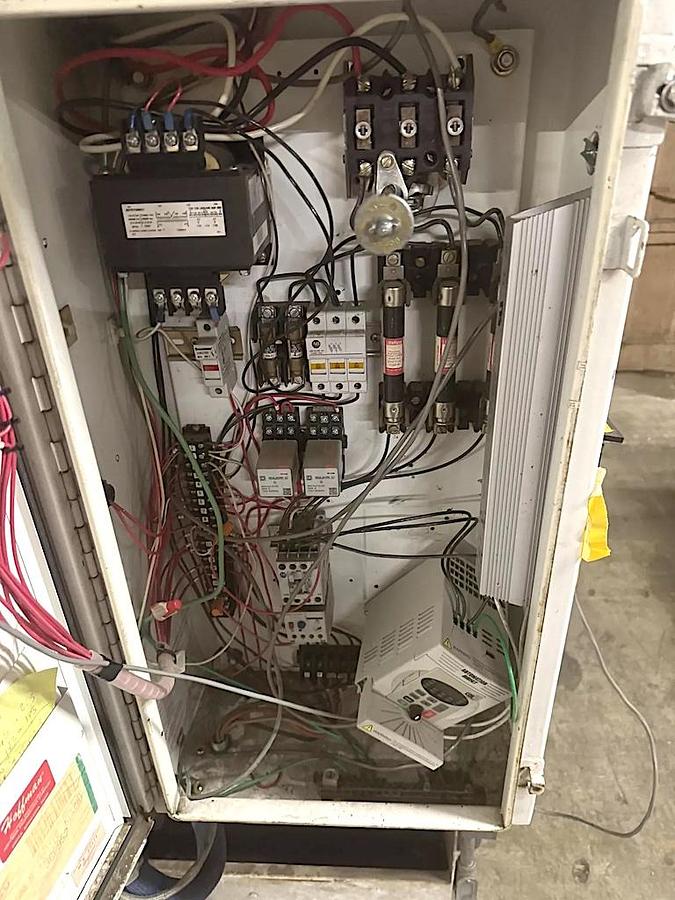 Used SWF Automatic Tray Former - Tray Erector 1T6K with Nordson 3100 Glue System