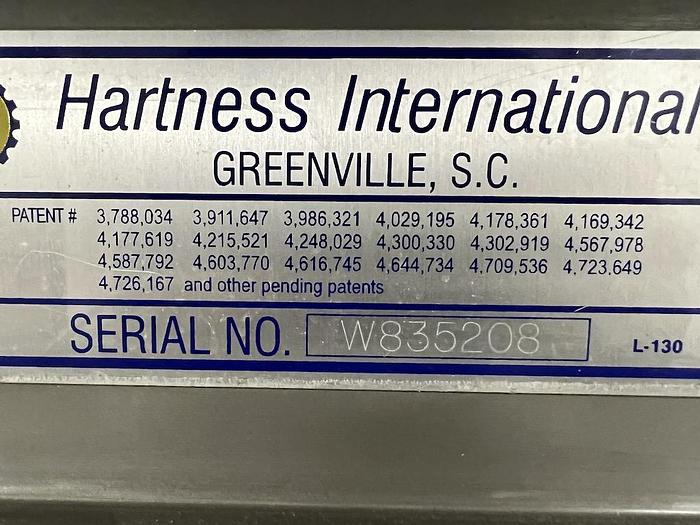 Used Hartness Case Packer Tray Packer Hartness Model 835 Flex Case Packer Tray Packer with Servo Laner