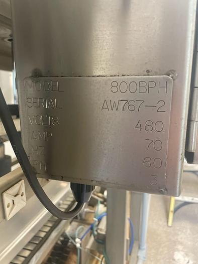 Used COMPLETE CAP SNAP 5 GAL WATER BOTTLING LINE - 800 BPH AUTOMATIC WASHING-FILLING-CAPPING