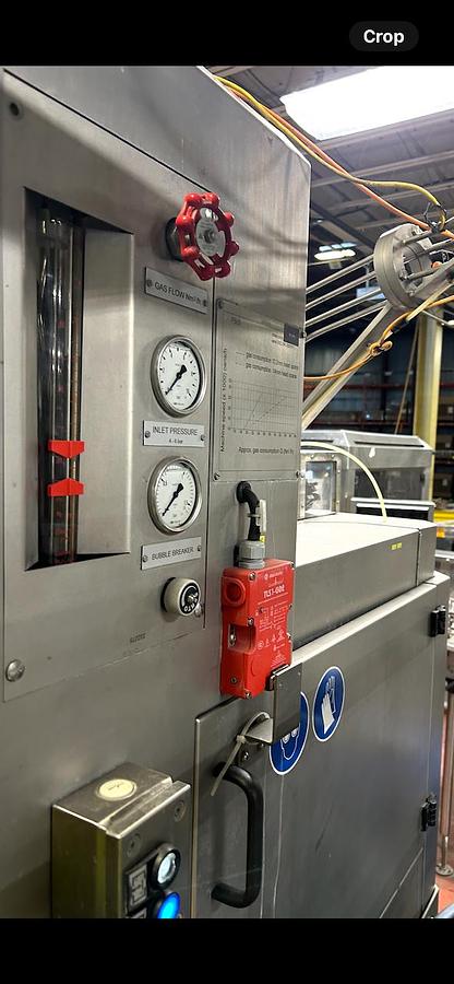 Used used Krones 32 Valve Can Filler / Ferrum 5 Head Seamer, Year 2011