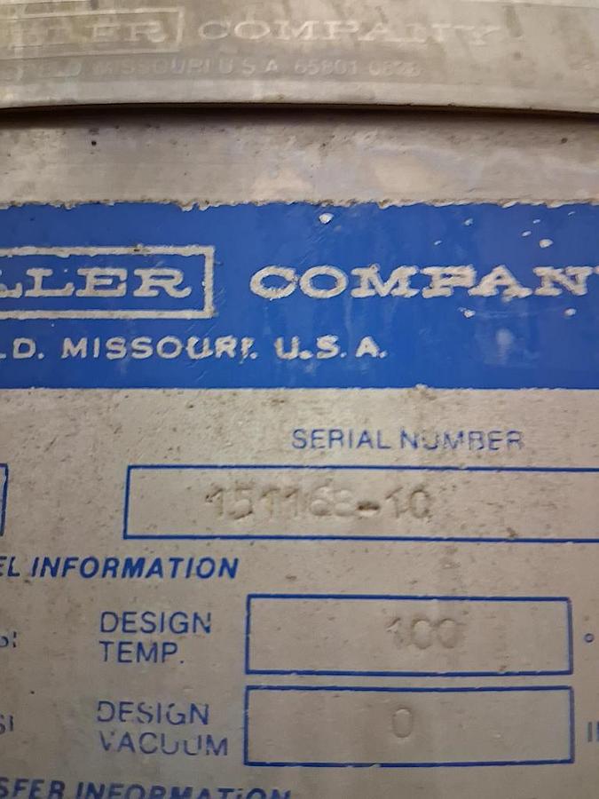 Used Paul Mueller 3900 Gallon Jacketed Fermentation Tank
