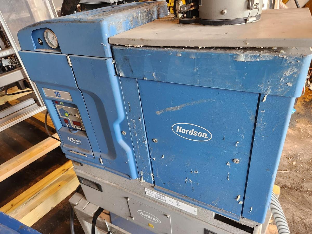 Used Pearson Case Former - Case Erector Model R235 with Nordson
