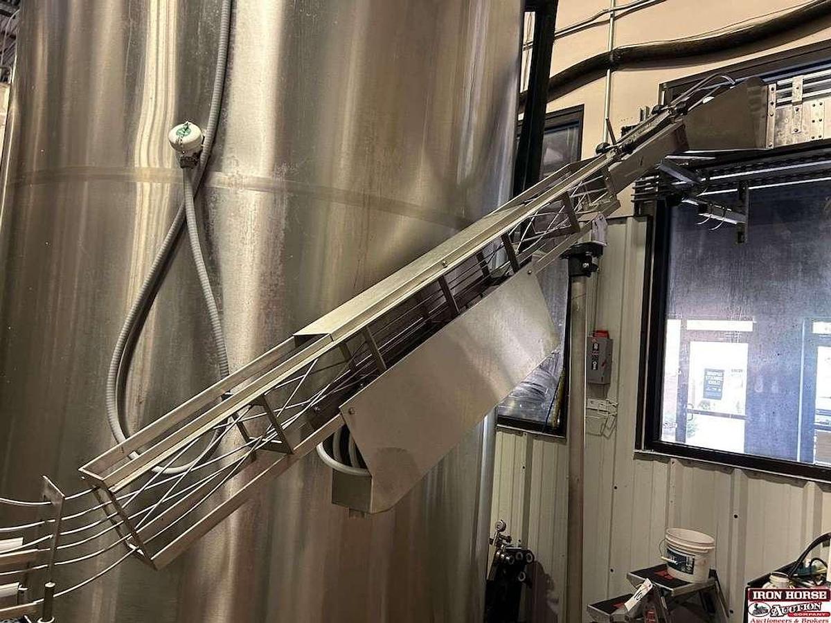 Used Cask ACSV6 Beverage Canning Line with (6) Head Can Fill, Seamer and V3 Depalletizer
