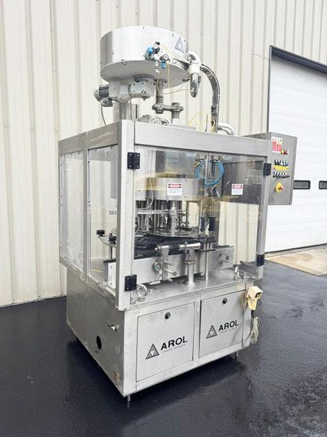 Used AROL 12-Head Freestanding Plastic Screw Capper
