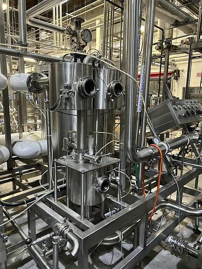 Used Mojonnier Carbo-Cooler Flo-Mix Beverage Process Skid