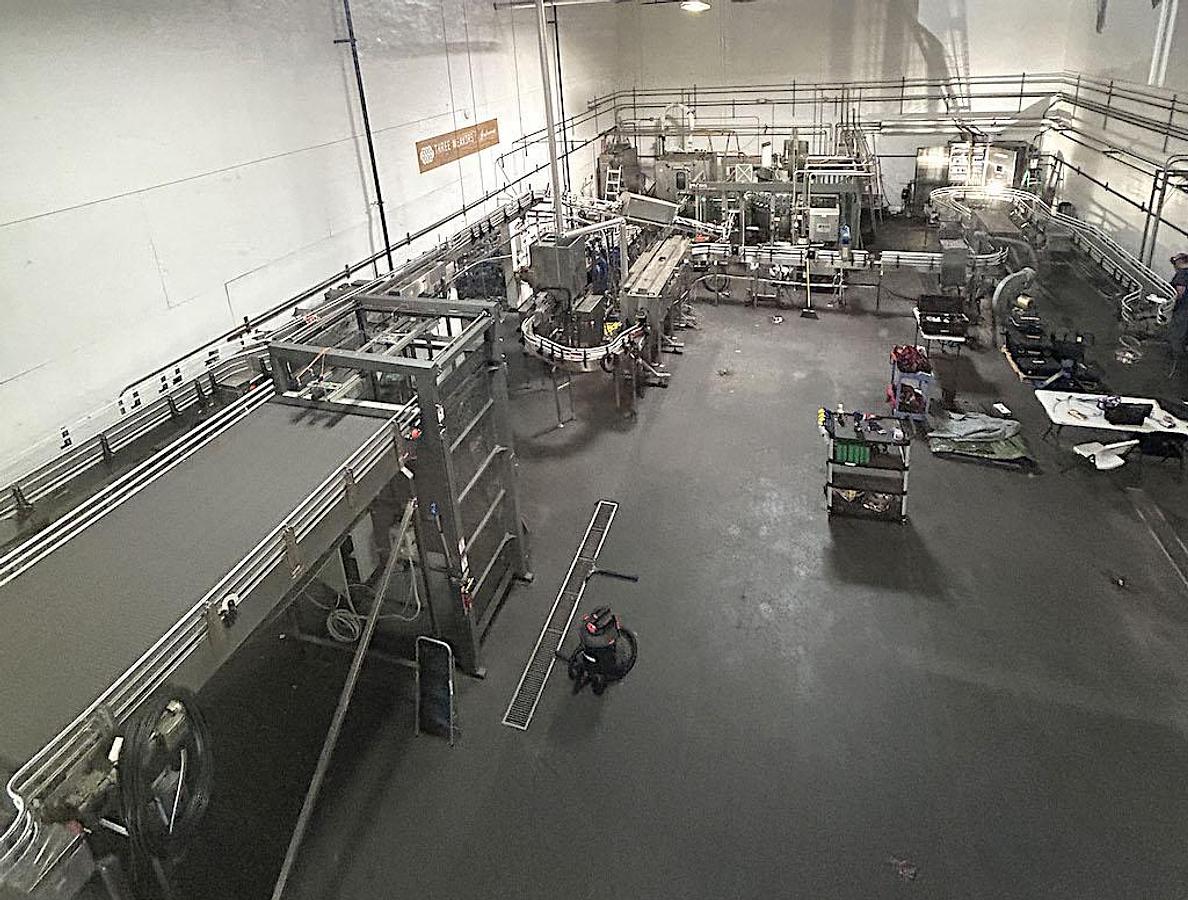 Used Partial KHS / Angelus Pneumatic Scale Beverage Canning Line 21,000 CPH,  Year 2017