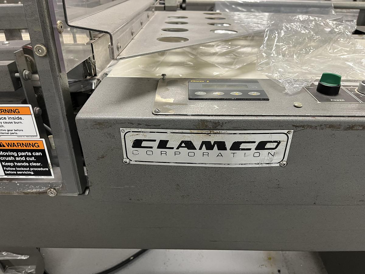 Used Clamco L-Bar Sealer - Shrink Wrapper with Heat Tunnel