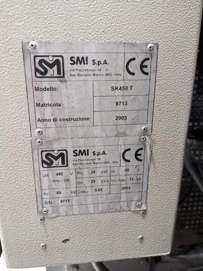 Used SMI Automatic Tray Former Packer - Shrink Wrapper Model SK450T