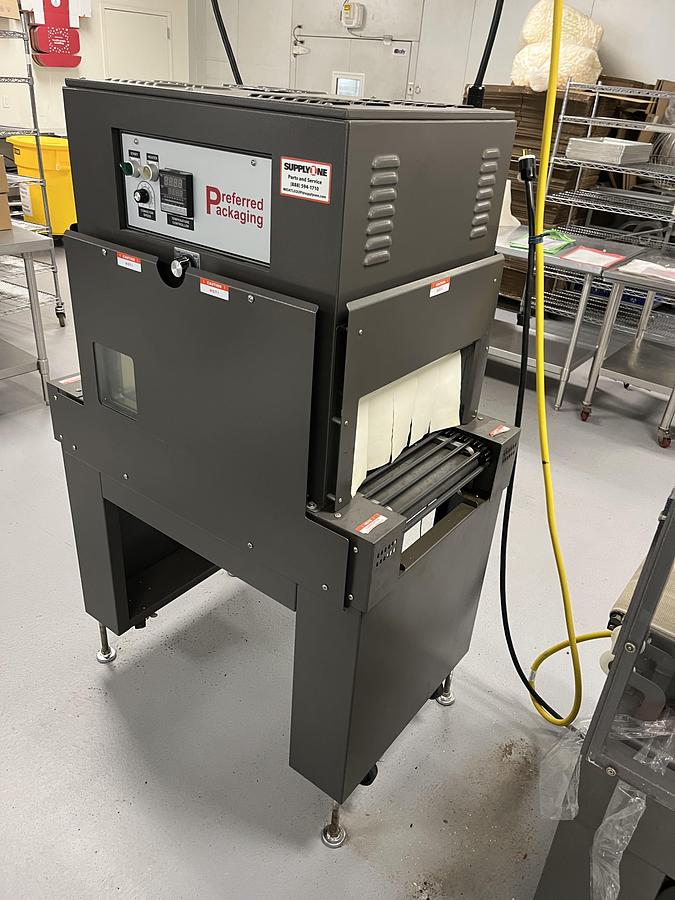 Used Clamco L-Bar Sealer - Shrink Wrapper with Heat Tunnel