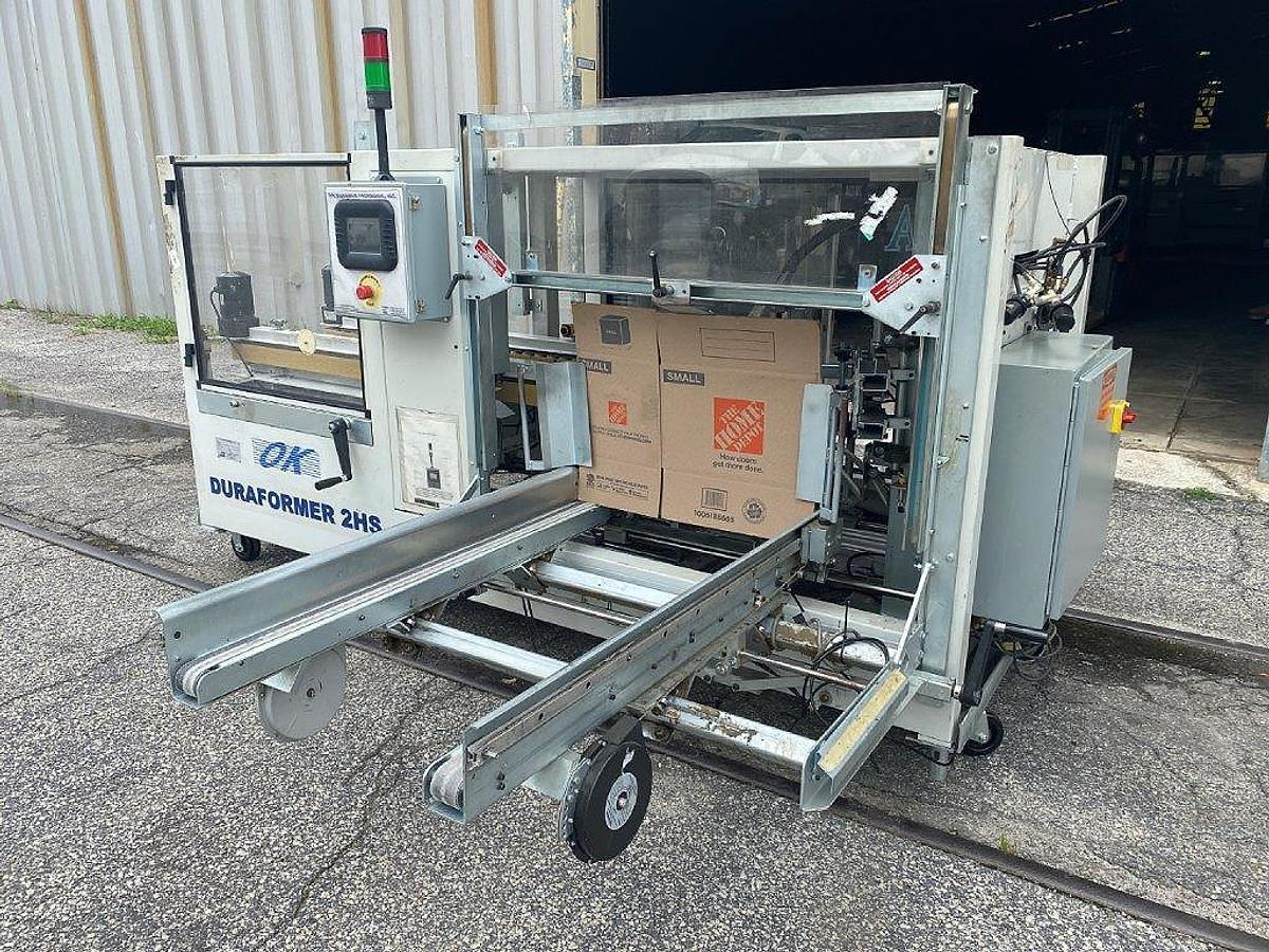 Used OKI Duraformer 2HS Case Erector Taper (2 units)