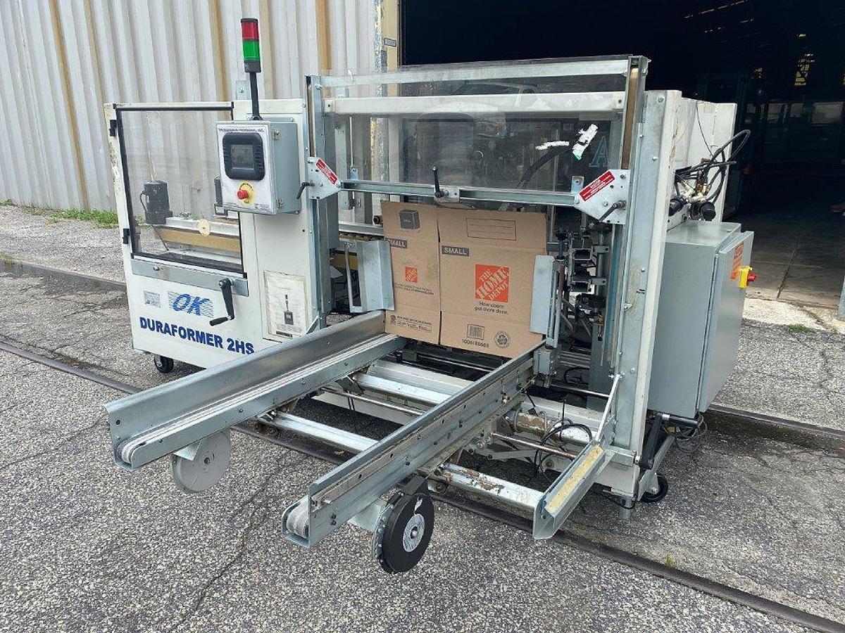 Used OKI Duraformer 2HS Case Erector Taper (2 units)