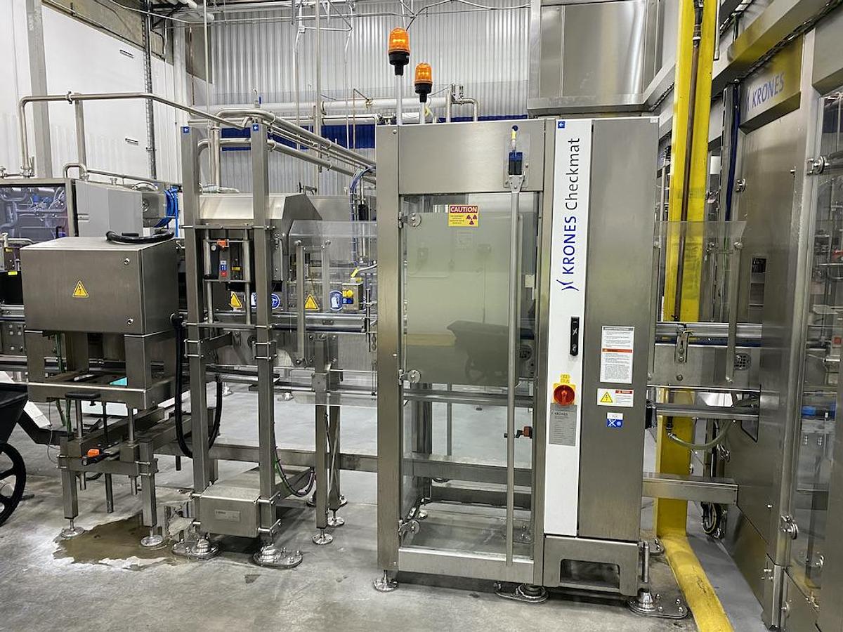 Used Complete used Krones 54,000 BPH Water Bottling Line, Year 2017