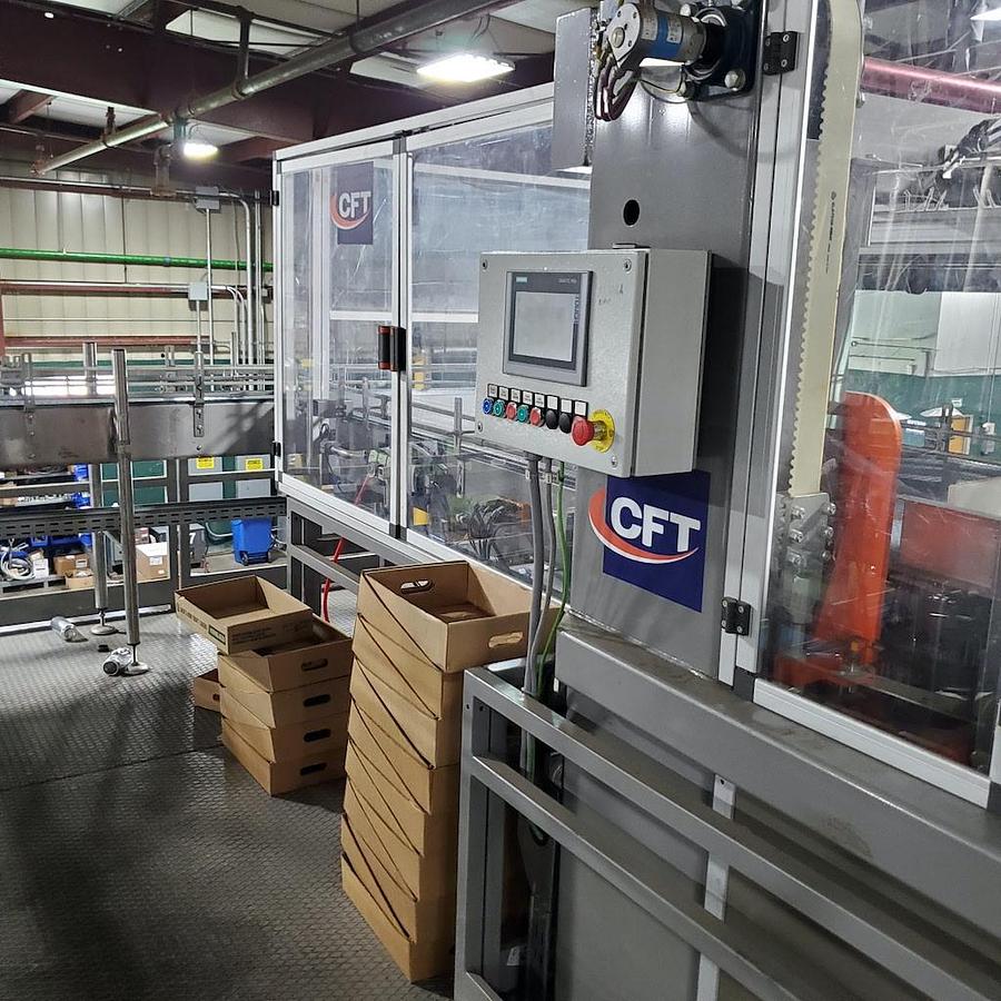Used CFT 20-valve Carbonated Can Line "Partial Beverage Can Line" ran 200 cpm on 12 ounce