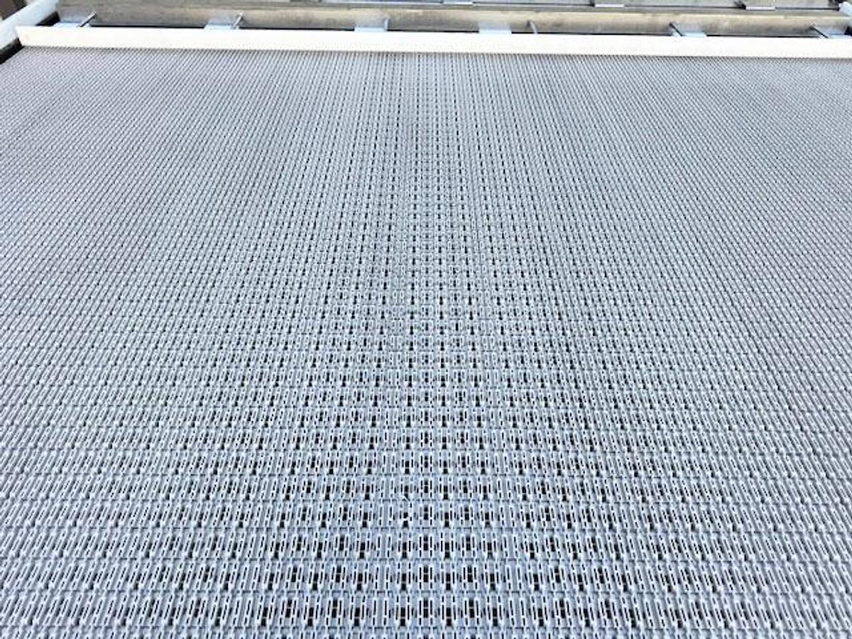 Used NERCON Bi-Directional Accumulation Table, Stainless Steel 9' Wide x 8' Long