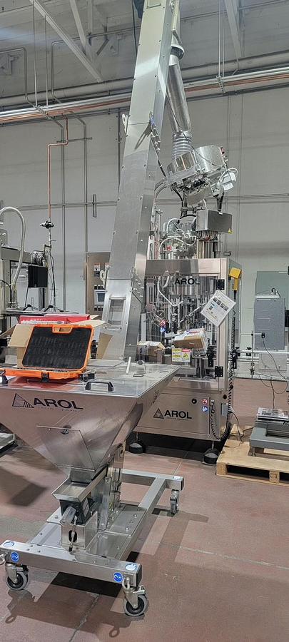 Used AROL 3-Head Rotary ROPP Aluminum Capper