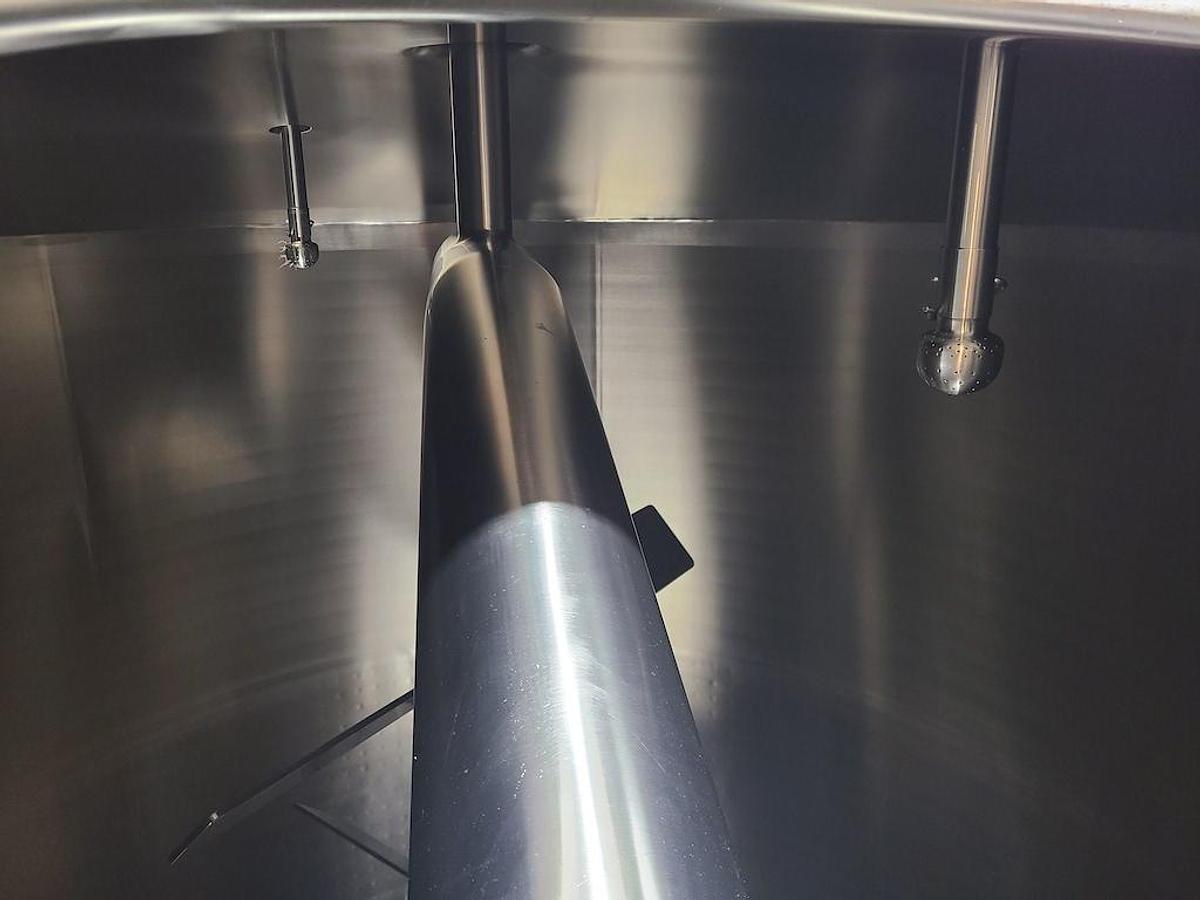 Used Walker 4,000 Gallon Mix Tanks, 316L Stainless Steel, Year 2018