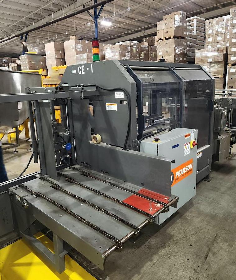 Used PEARSON CE25 Case Erector - Case Former Taper, Year 2008