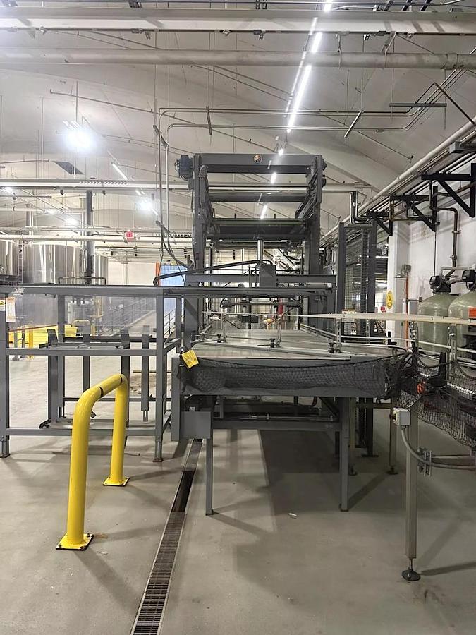 Used ABC Packaging Automatic Bulk Depalletizer, Low Level Model 108