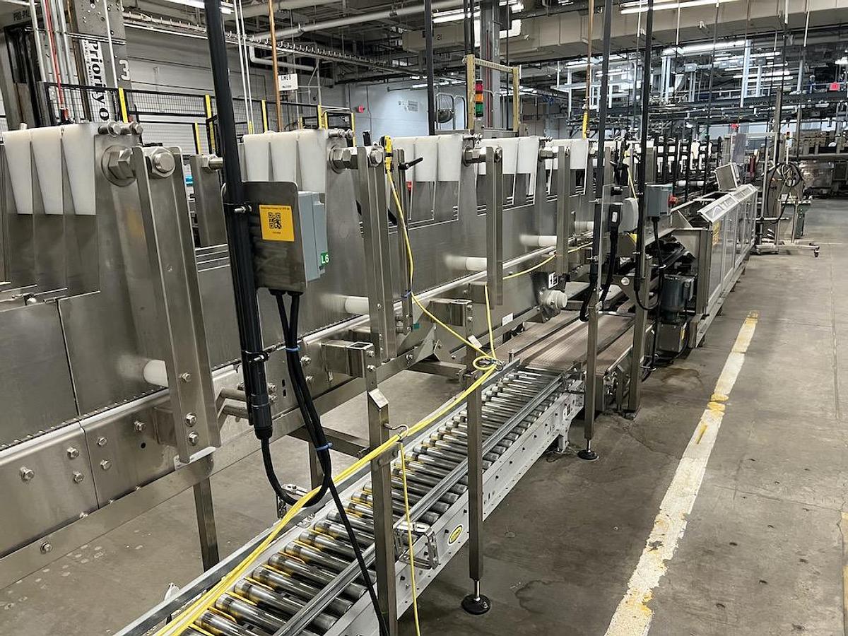 Used US Bottlers 54 Valve Explosion Proof Distilled Spirits Alcohol Beverage Bottling Line