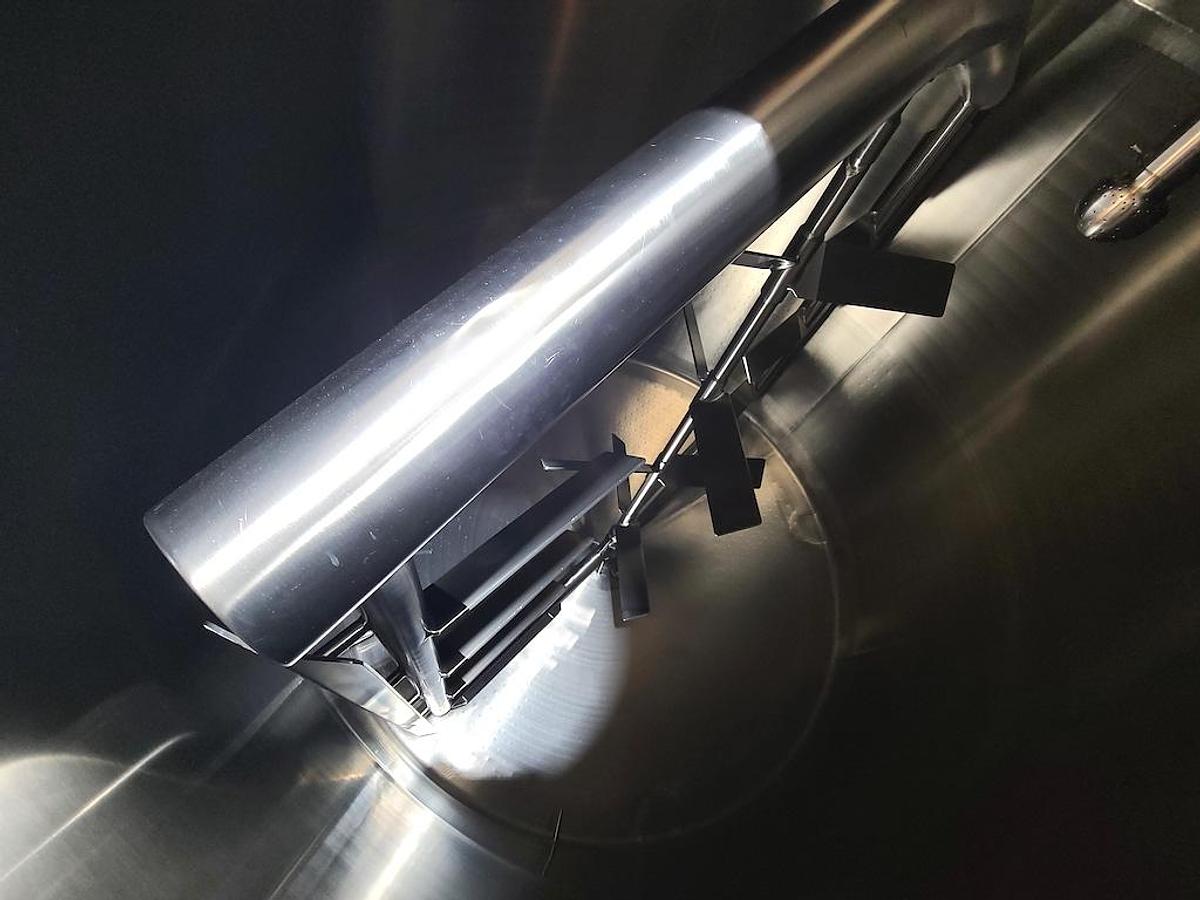 Used Walker 4,000 Gallon Mix Tanks, 316L Stainless Steel, Year 2018