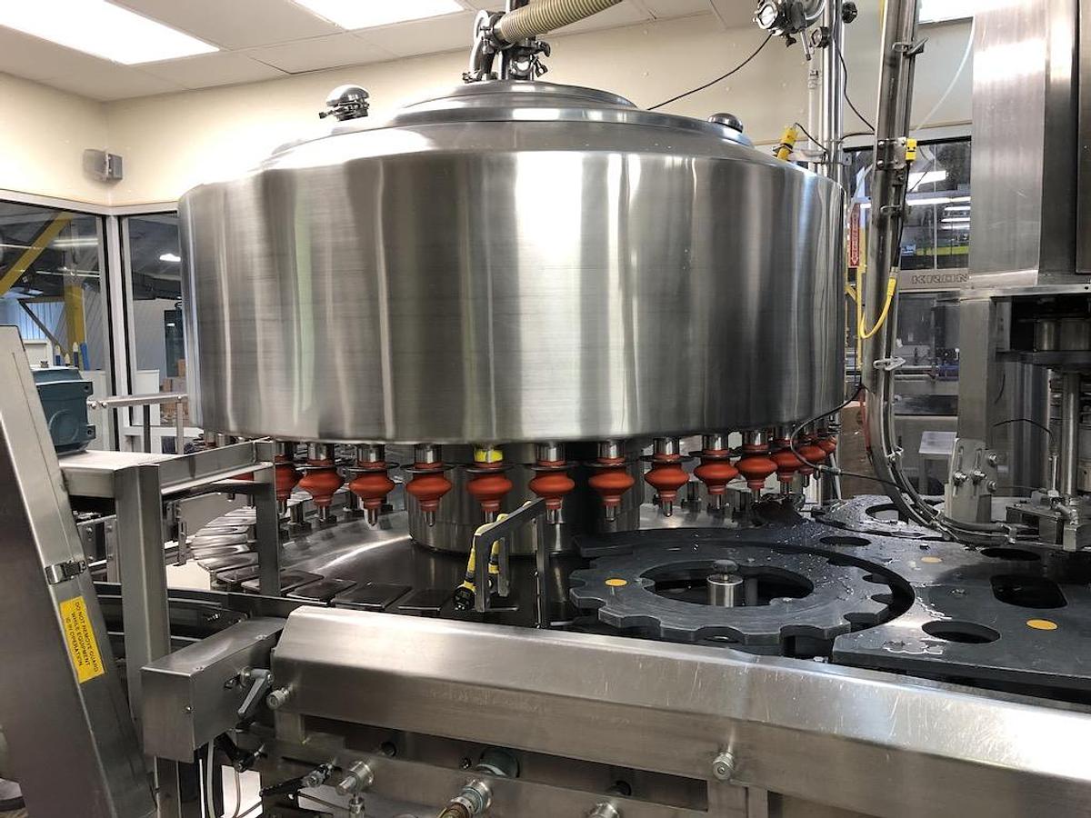 Used Federal Bottle Filler model 42/14 with IPEC Plastic Screw Capper