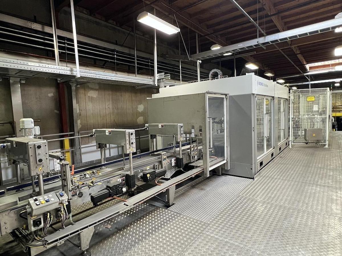 Used Complete used Krones 54,000 BPH Water Bottling Line, Year 2017