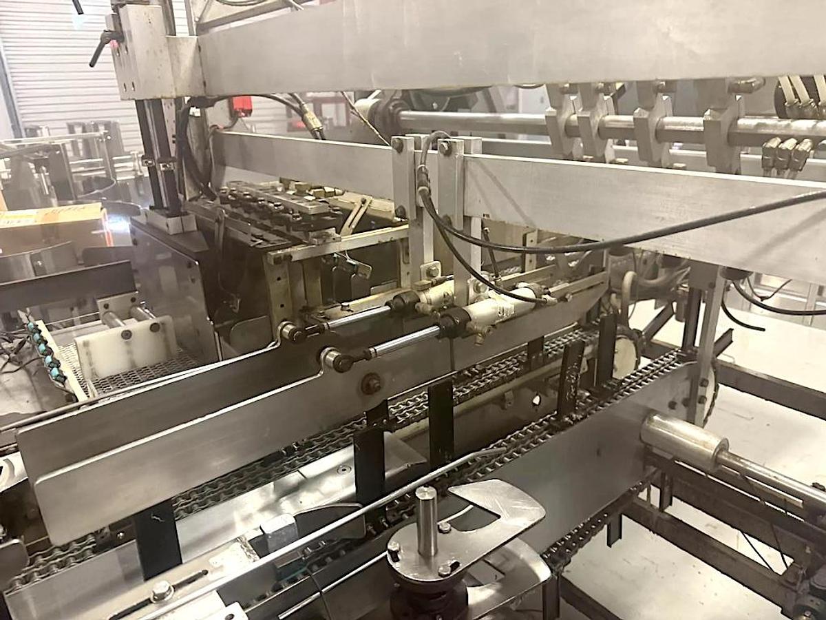 Used Switchback Model AI-3H Brewpack 150 End Load Cartoner with Variety Pack Laning System 