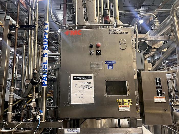 Used Mojonnier Carbo-Cooler Flo-Mix Beverage Process Skid