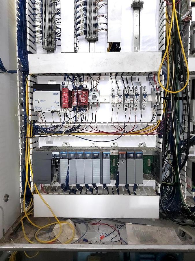 Used Busse / SJI Automatic High Level Bulk Container Depalletizer, Model W3002