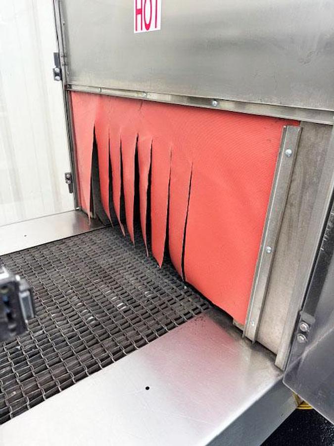 Used Polypack Tray Shrink Wrap Bundler with Heat Tunnel