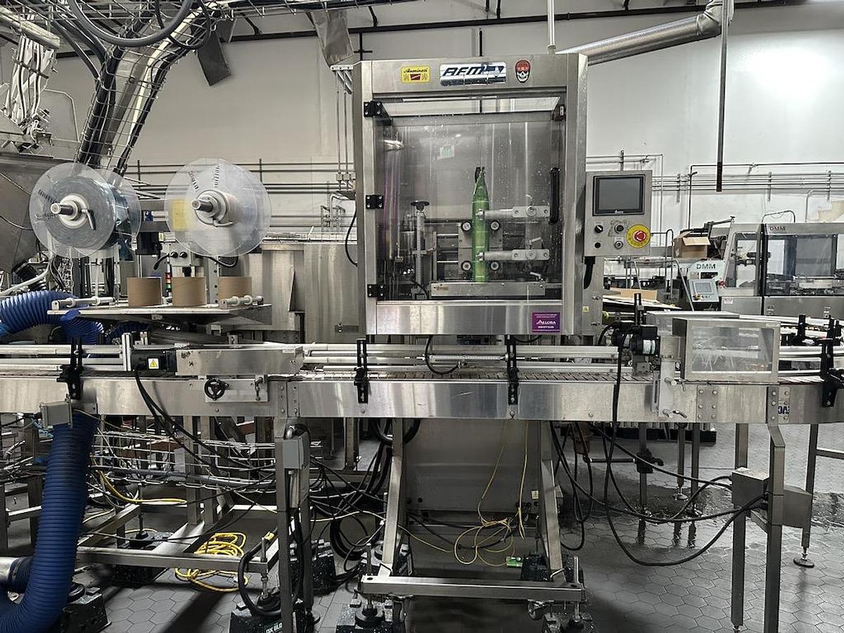 Used Partial KHS / Angelus Pneumatic Scale Beverage Canning Line 21,000 CPH,  Year 2017