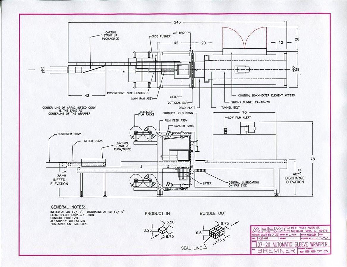 Used Arpac Multi Pack Shrink Bundler