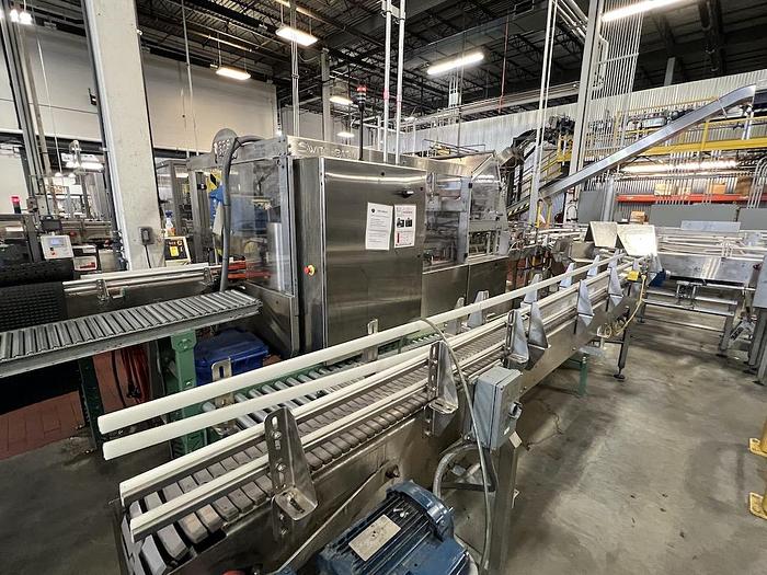 Used Beverage Can Line with CFT 20 Valve Can Filler / 4 Head Seamer