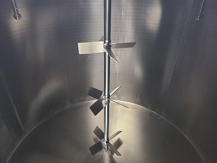 Used Walker 6,000 Gallon 316L Stainless Steel Mix Tanks, Year 2018