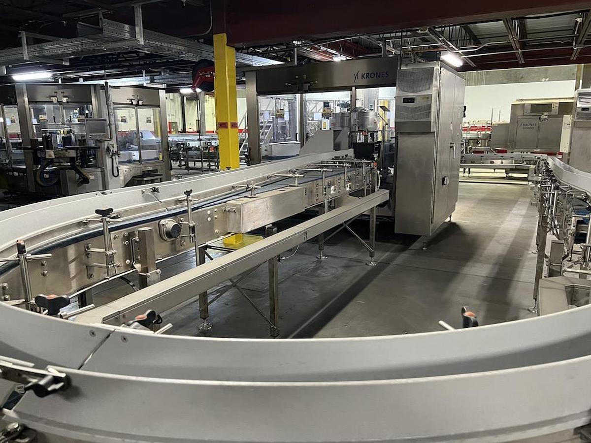 Used Complete used Krones 54,000 BPH Water Bottling Line, Year 2017