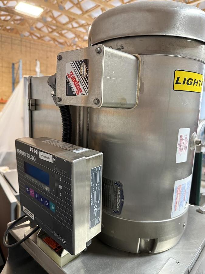 Used Lee 80 Gallon 316 Stainless Steel Mix Tank on Weight Load Cells