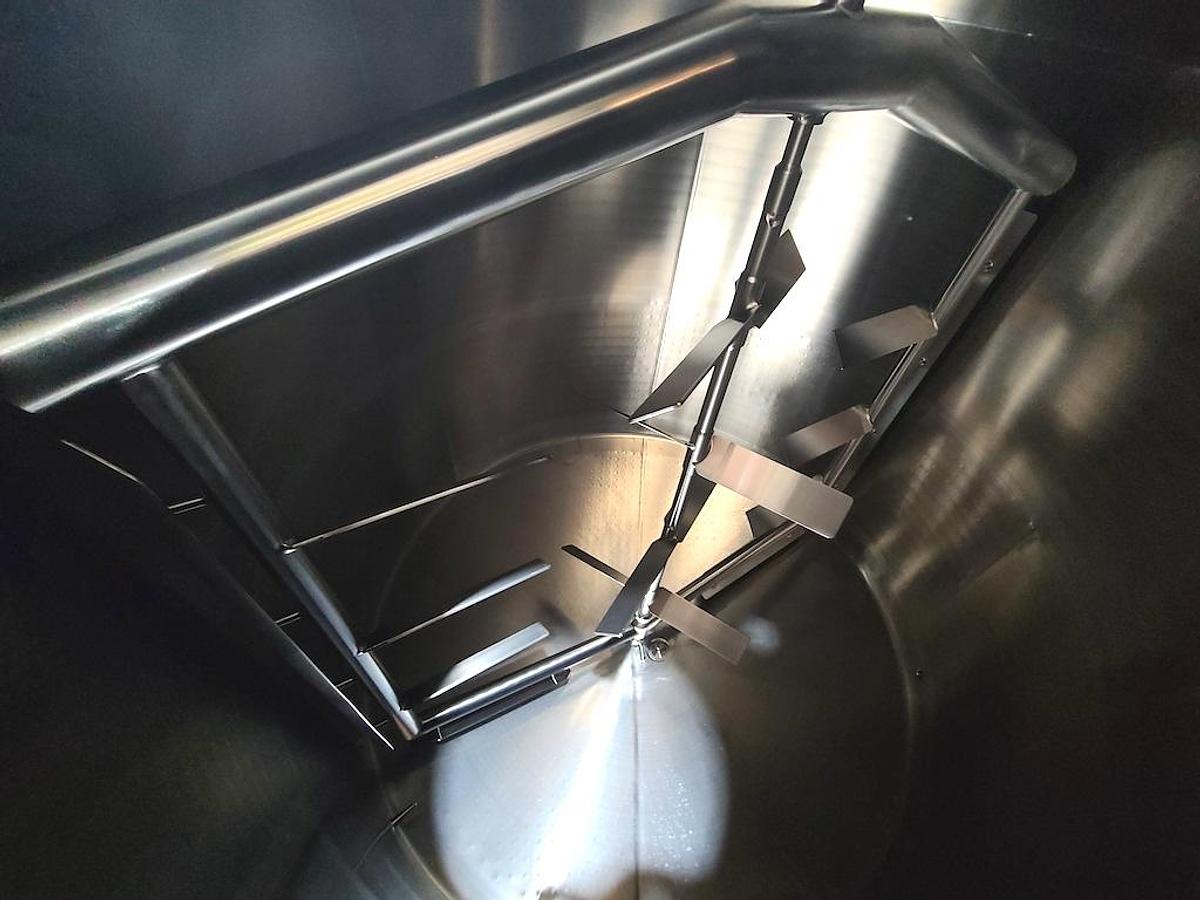 Used Walker 4,000 Gallon Mix Tanks, 316L Stainless Steel, Year 2018